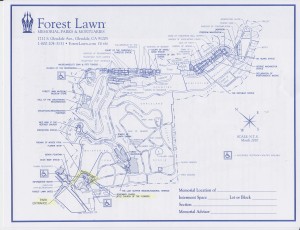 Forest Lawn Memorial Park Map